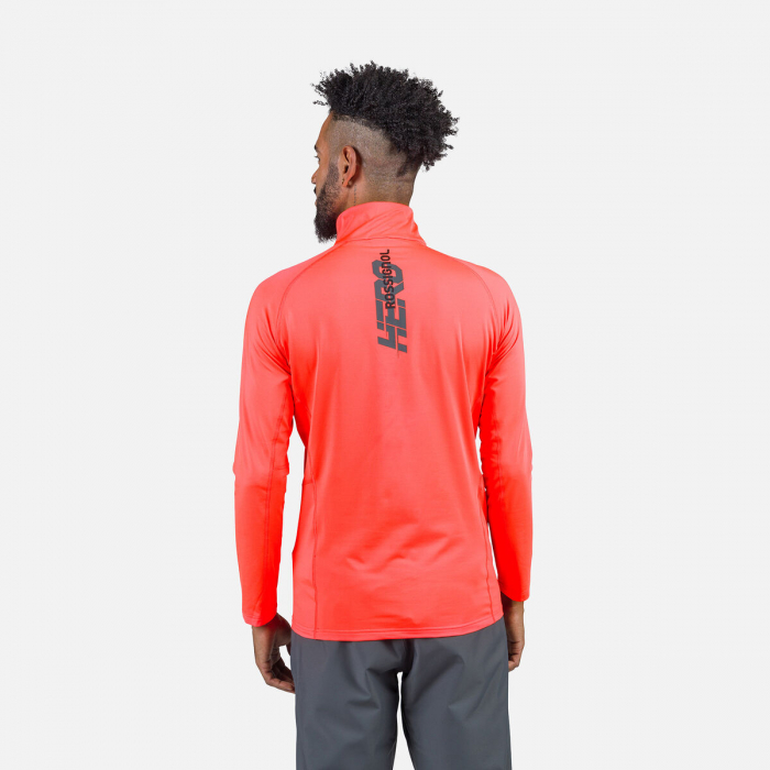 Bluza barbati Rossignol NEW HERO CLASSIQUE HZ Neon red [2]