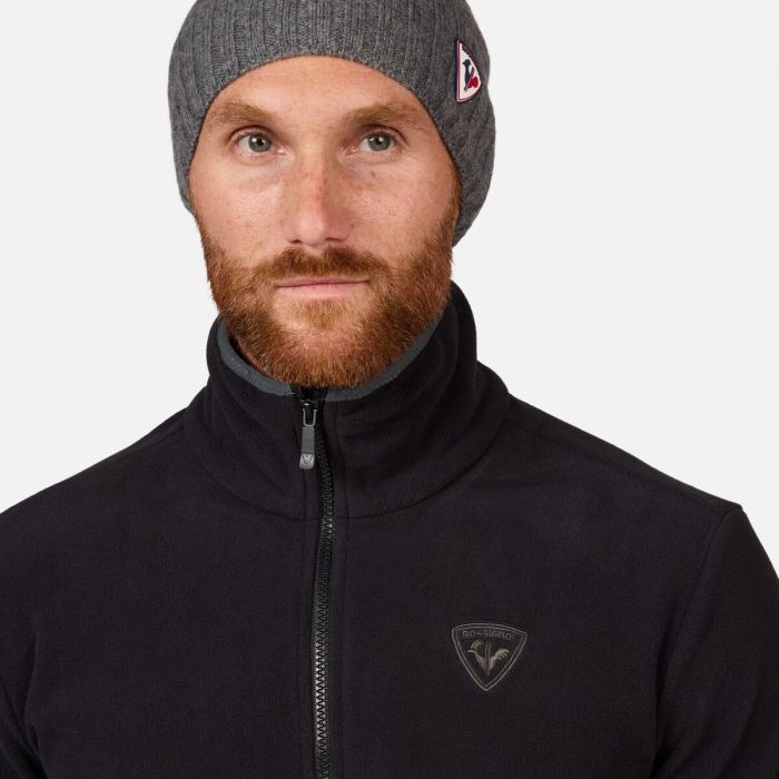 Bluza barbati Rossignol STRAWPILE FLEECE FZ Black [5]