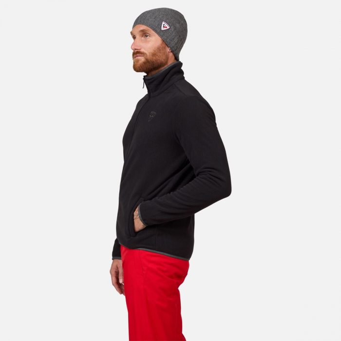 Bluza barbati Rossignol STRAWPILE FLEECE FZ Black [4]