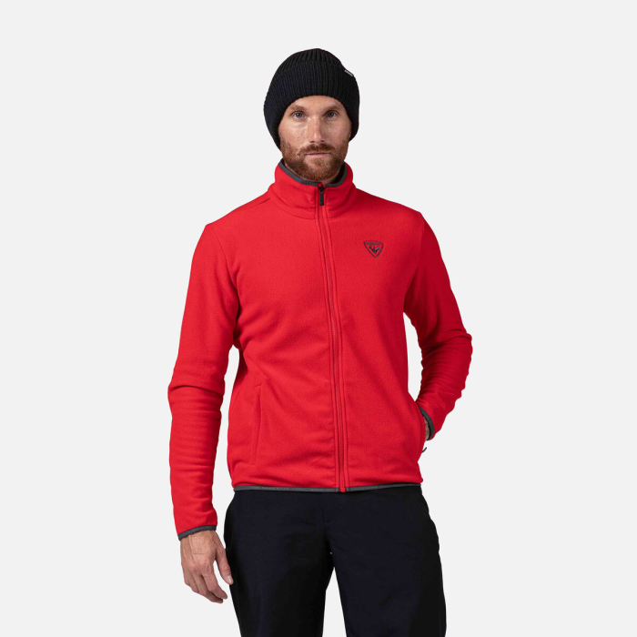 Bluza barbati Rossignol STRAWPILE FLEECE FZ Sports Red [1]