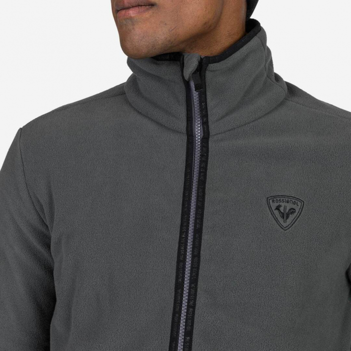 Bluza barbati Rossignol STRAWPILE FLEECE FZ Onyx grey [4]