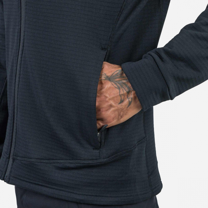 Bluza barbati Rossignol BLACKSIDE FLEECE FZ Black [5]