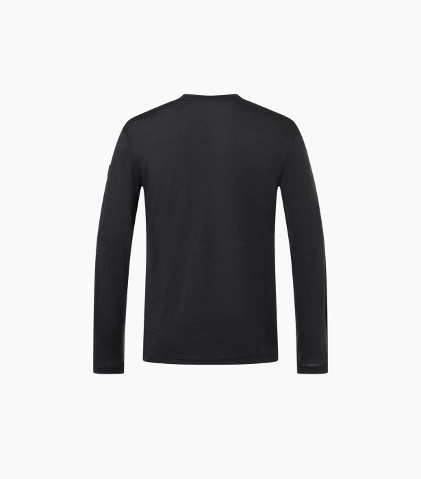 Bluza barbati SN Super.Natural M FREE SKI TICKETS Jet Black/Vapor Grey [3]