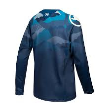Bluza copii Endura KIDS MT500 JR L/S JERSEY LTD Blue [2]