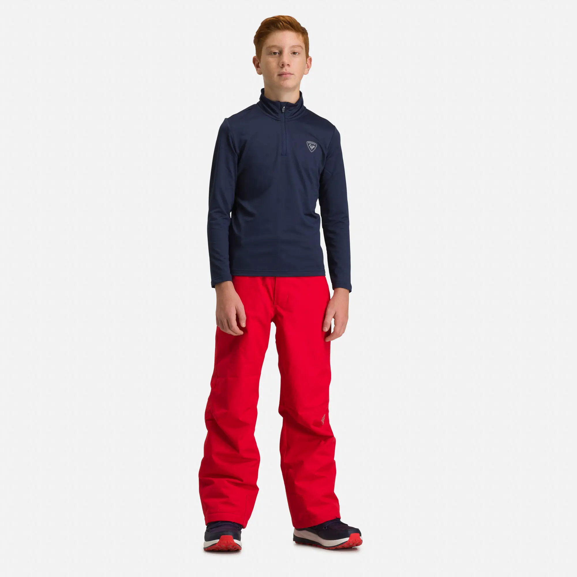 Bluza copii Rossignol BOY 1/2 ZIP WARM Stretch dark navy [5]