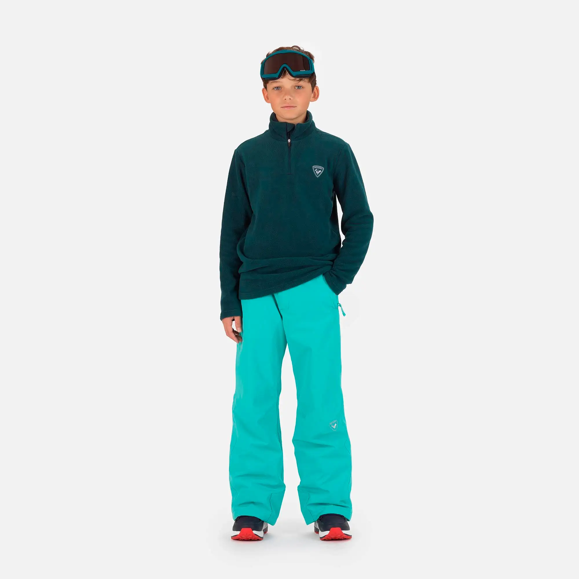 Bluza copii Rossignol BOY 1/2 ZIP FLEECE Deep teal [5]