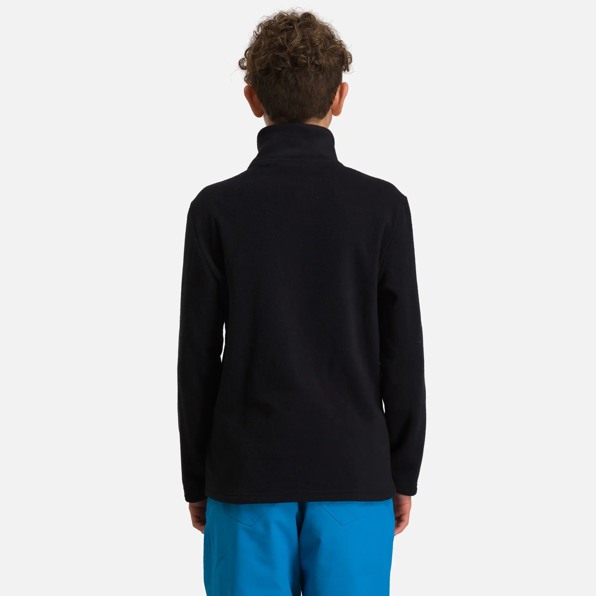 Bluza copii Rossignol BOY 1/2 ZIP FLEECE Black [2]