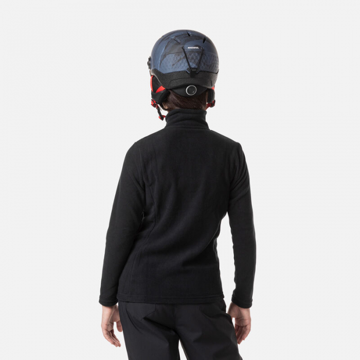 Bluza copii Rossignol GIRL 1/2 ZIP Black [2]