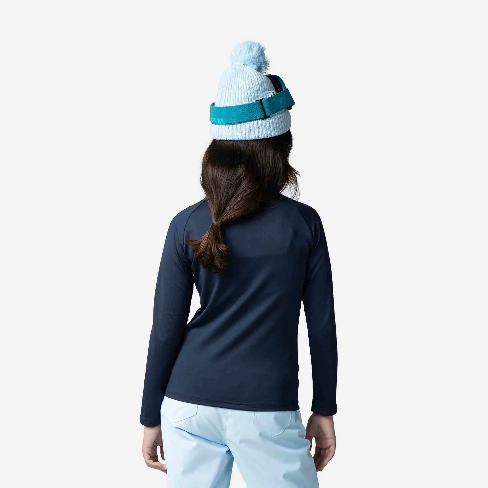 Bluza copii Rossignol GIRL 1/2 ZIP Warm stretch Eclipse [3]