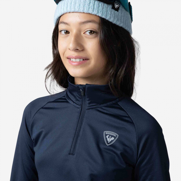 Bluza copii Rossignol GIRL 1/2 ZIP Warm stretch Eclipse [4]