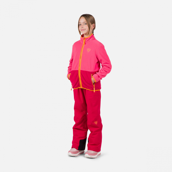 Bluza copii Rossignol JR STRAWPILE FLEECE FZ Tea rose [7]