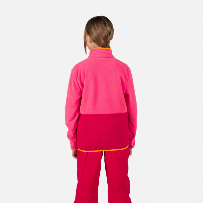 Bluza copii Rossignol JR STRAWPILE FLEECE FZ Tea rose [3]