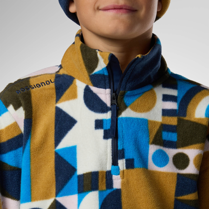 Bluza copii Rossignol JR quarter zip polar fleece Potpourri dazzle blue [5]
