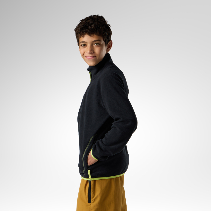 Jacheta copii Rossignol JR polar fleece Black [3]