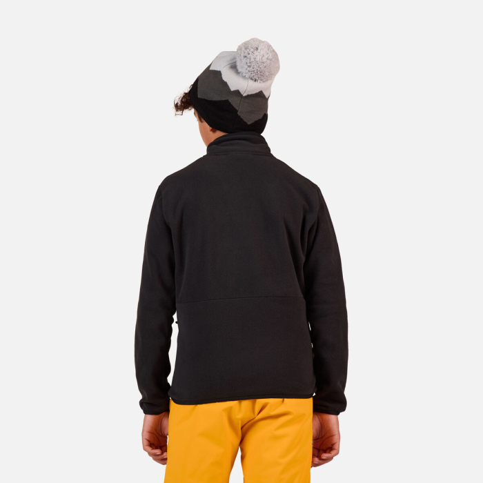 Bluza copii Rossignol JR STRAWPILE FLEECE FZ Black [3]