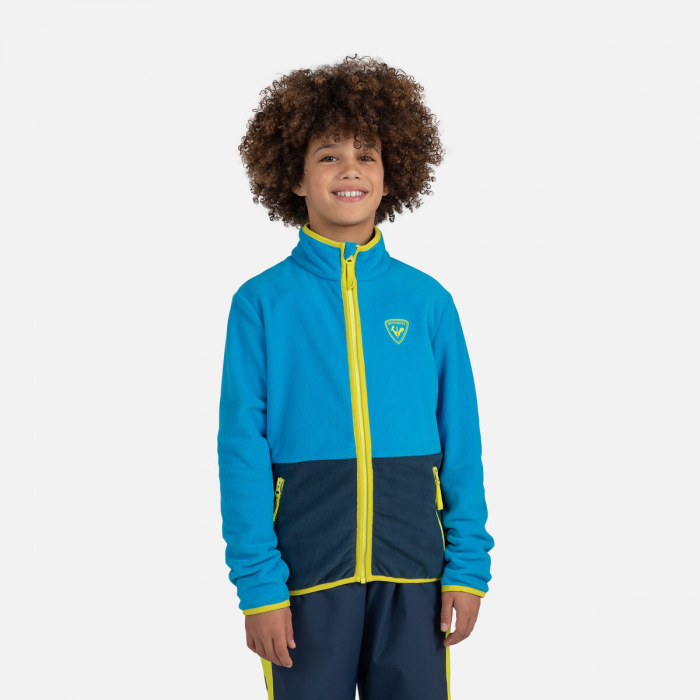 Bluza copii Rossignol JR STRAWPILE FLEECE FZ Oversees [1]