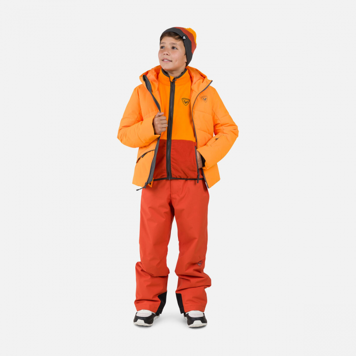 Bluza copii Rossignol JR STRAWPILE FLEECE FZ Sunburst [6]