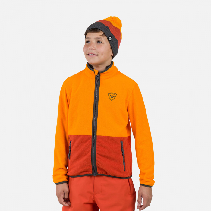 Bluza copii Rossignol JR STRAWPILE FLEECE FZ Sunburst [1]