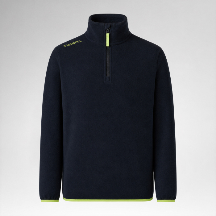 Bluza copii Rossignol JR quarter zip polar fleece Black [7]