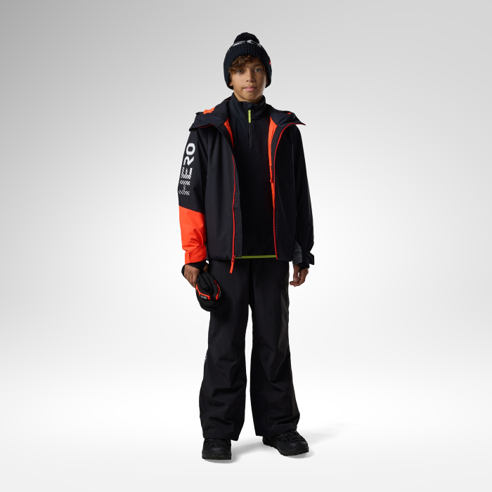 Bluza copii Rossignol JR quarter zip polar fleece Black [8]