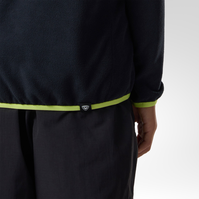 Bluza copii Rossignol JR quarter zip polar fleece Black [5]