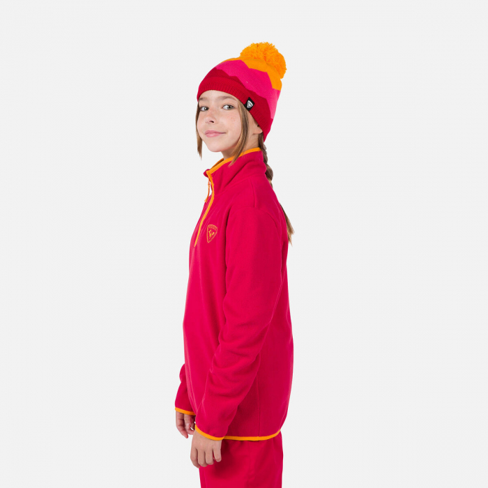 Bluza copii Rossignol JR STRAWPILE FLEECE HZ Ruby red [2]