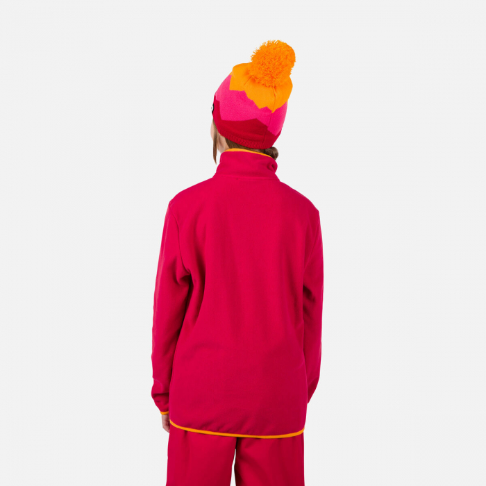Bluza copii Rossignol JR STRAWPILE FLEECE HZ Ruby red [3]