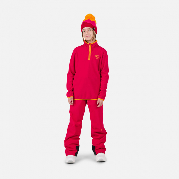 Bluza copii Rossignol JR STRAWPILE FLEECE HZ Ruby red [6]