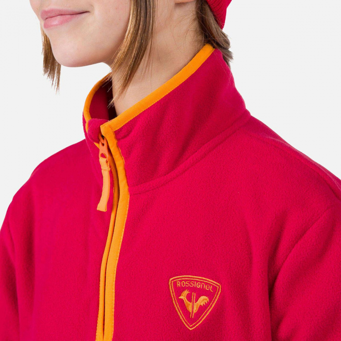Bluza copii Rossignol JR STRAWPILE FLEECE HZ Ruby red [4]