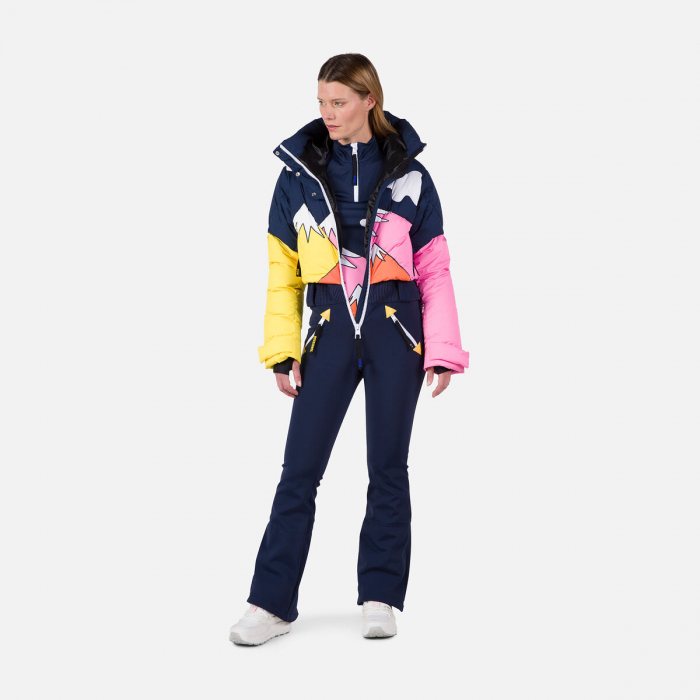 Bluza dama Rossignol JCC W BOOSTER 1/2 ZIP TOP Cosmic blue [6]