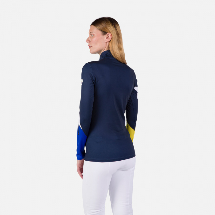 Bluza dama Rossignol JCC W BOOSTER 1/2 ZIP TOP Cosmic blue [5]
