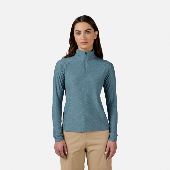 Bluza dama Rossignol WESTWEG HZ LS TEE Atlantis [1]