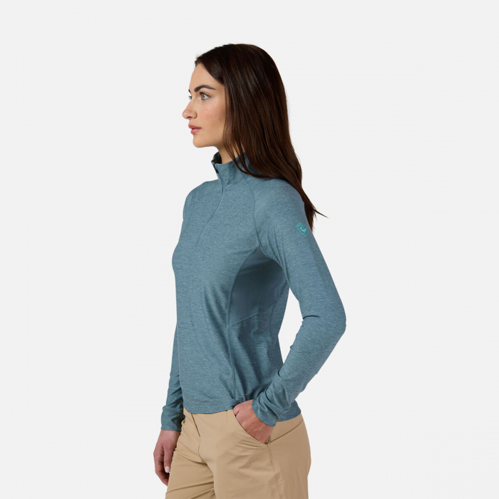 Bluza dama Rossignol WESTWEG HZ LS TEE Atlantis [4]