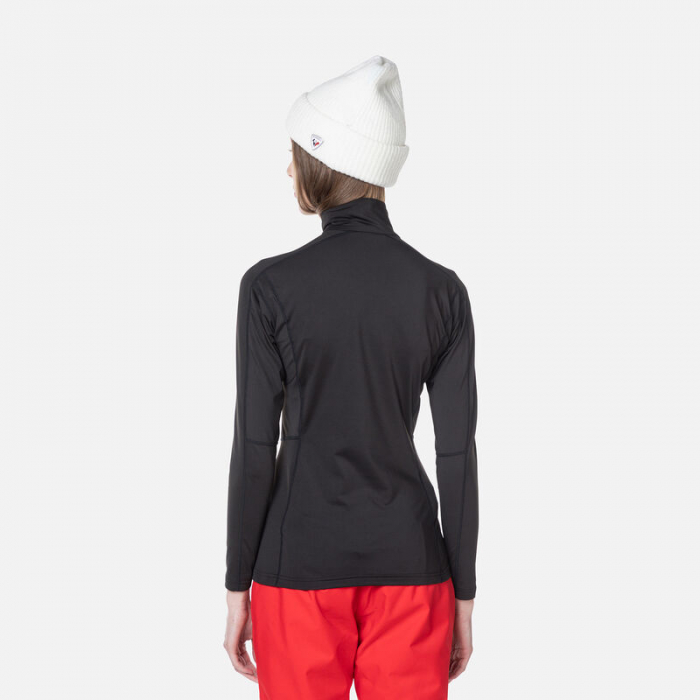 Bluza dama Rossignol W CLASSIQUE 1/2 ZIP Negru [2]