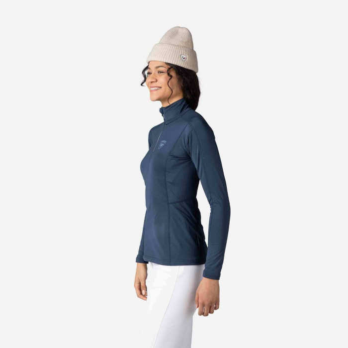 Bluza dama Rossignol W CLASSIQUE 1/2 ZIP Dark navy [4]