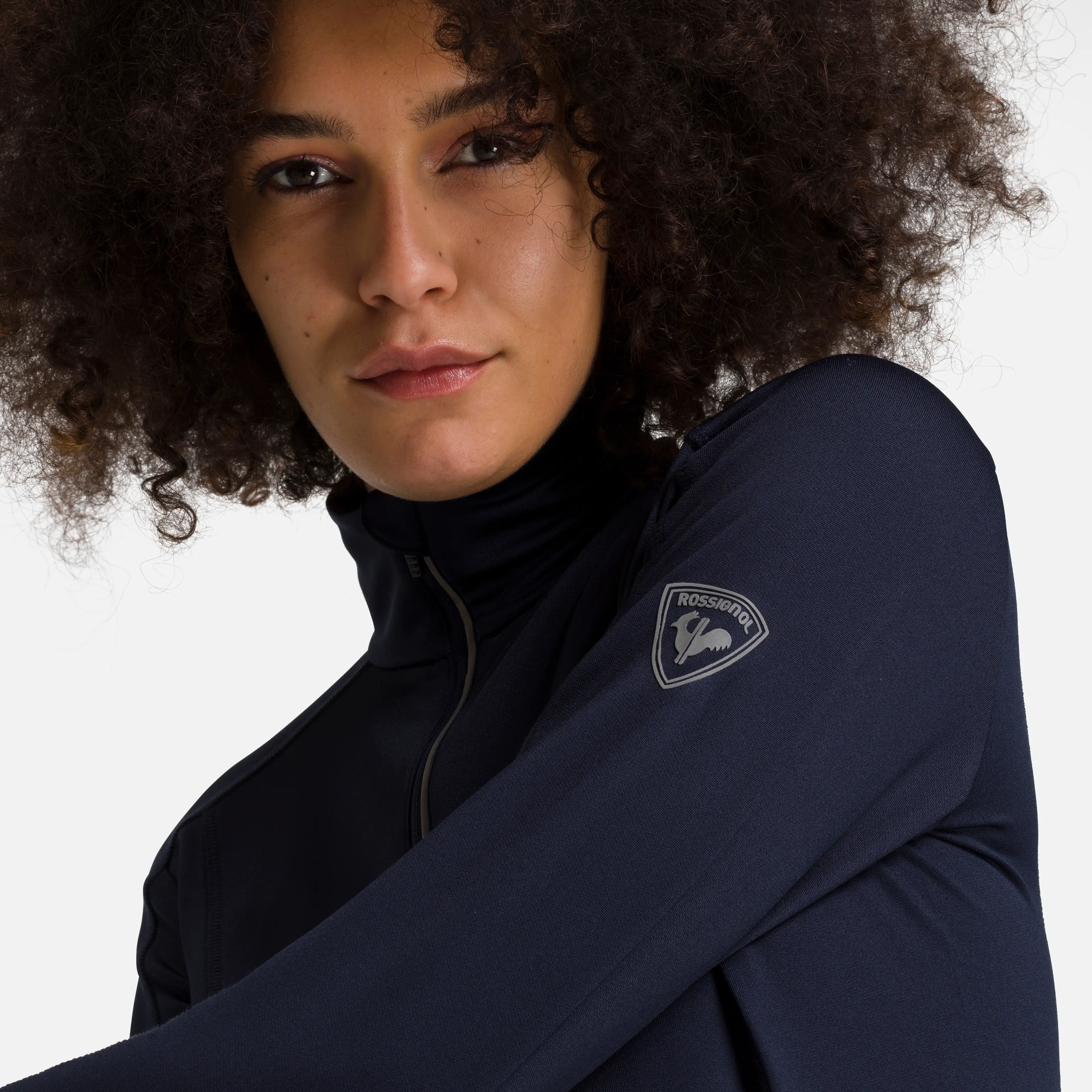 Bluza dama Rossignol W CLASSIQUE 1/2 ZIP Eclipse [5]