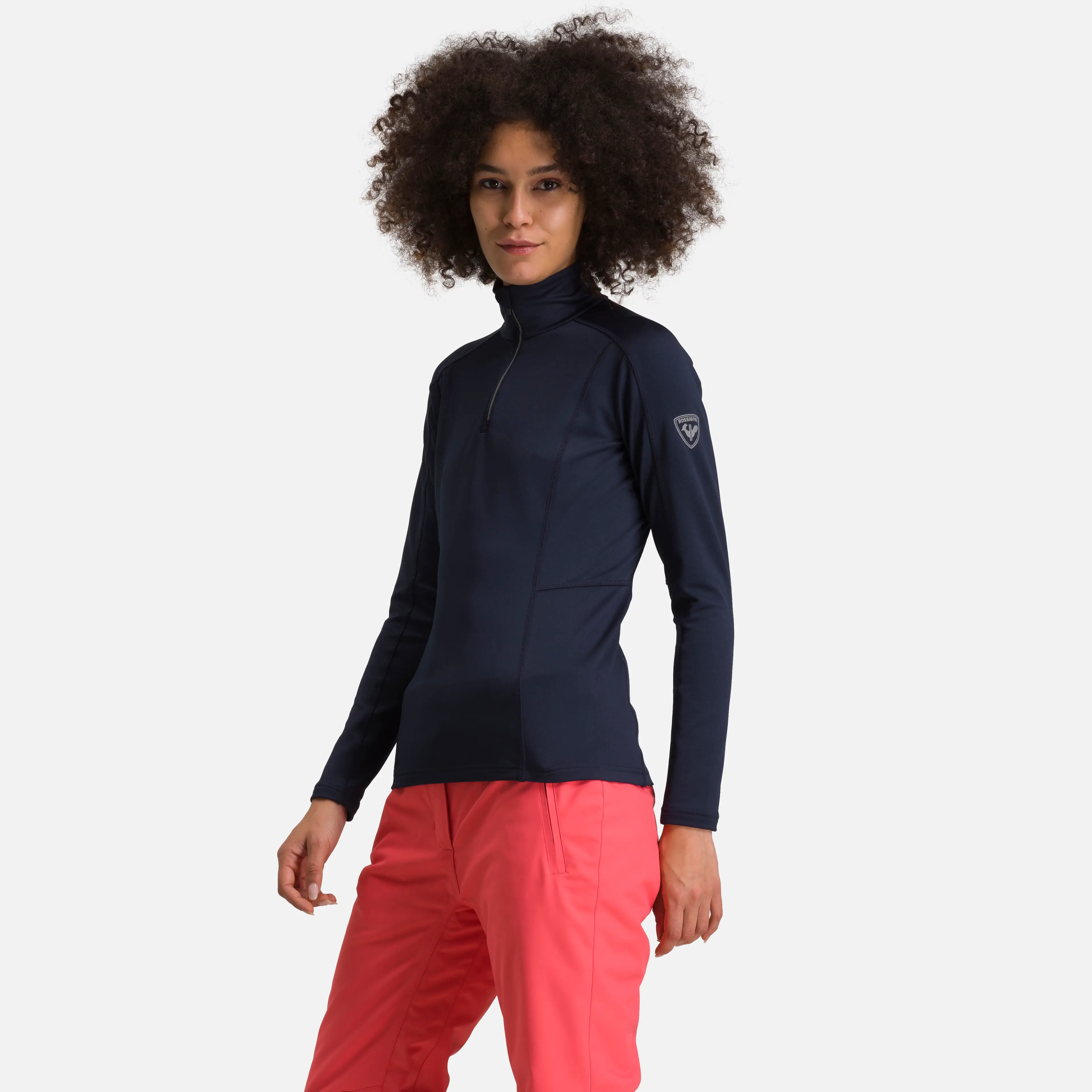 Bluza dama Rossignol W CLASSIQUE 1/2 ZIP Eclipse [4]