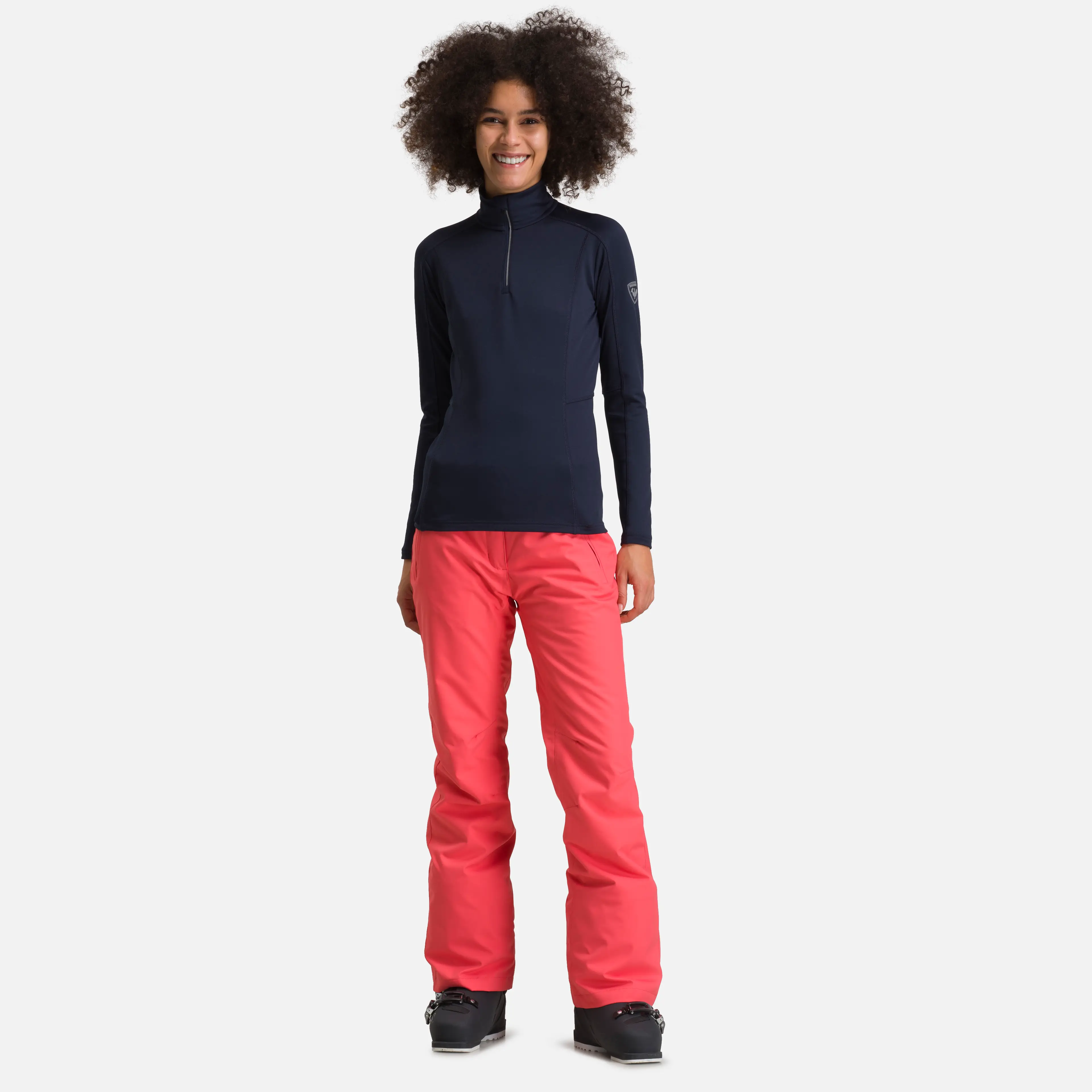Bluza dama Rossignol W CLASSIQUE 1/2 ZIP Eclipse [3]