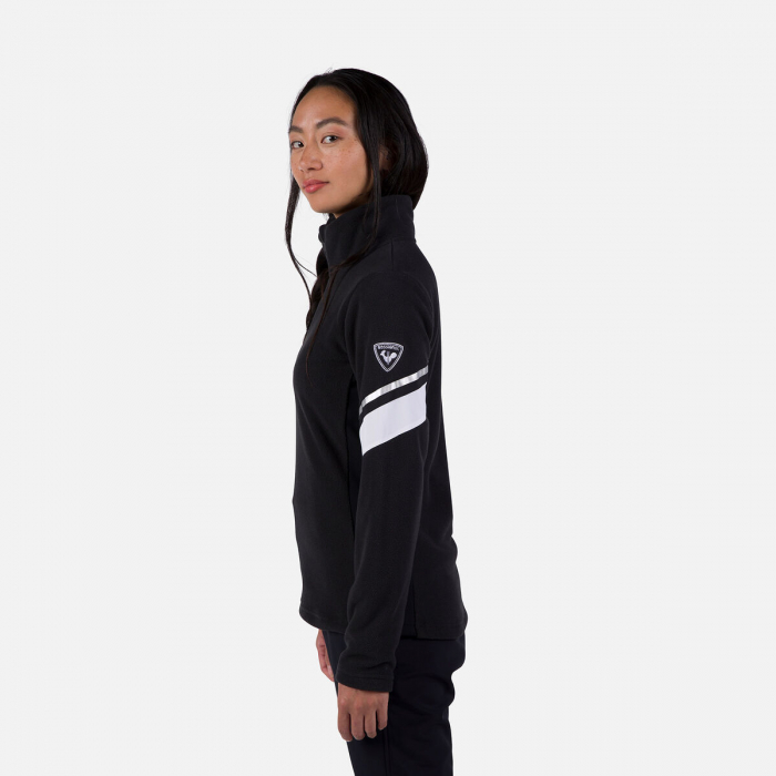Bluza dama Rossignol W STRAWPILE FLEECE HZ Black [2]