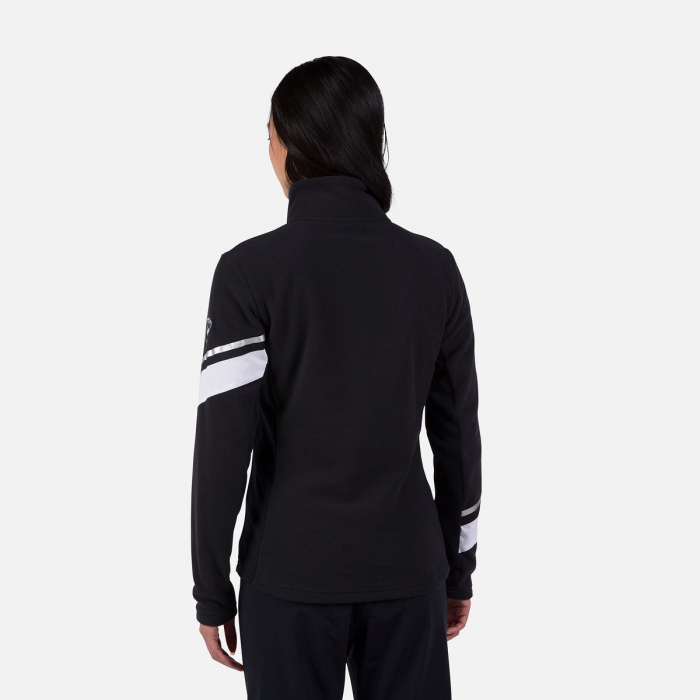 Bluza dama Rossignol W STRAWPILE FLEECE HZ Black [3]