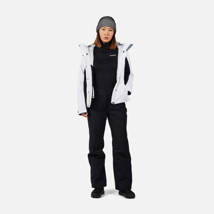 Bluza dama Rossignol W blackside mix hz fleece Black [5]