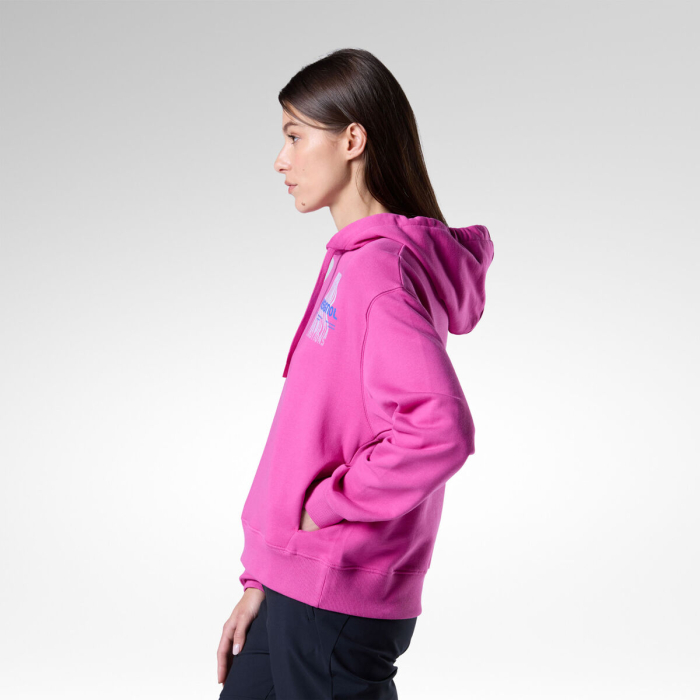 Hanorac dama Rossignol W WATERFALL Hoodie - Electric Fuchsia [3]