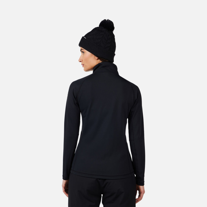 Bluza dama Rossignol W mid layer stretch hz Black [2]