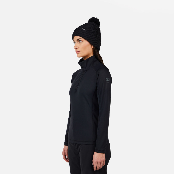 Bluza dama Rossignol W mid layer stretch hz Black [3]