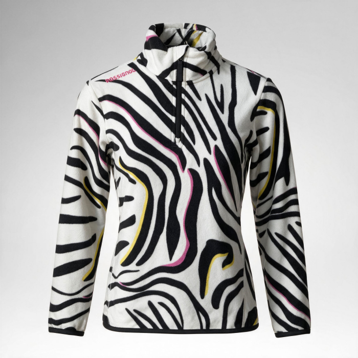 Bluza dama Rossignol W quarter zip polar fleece Savage black [4]