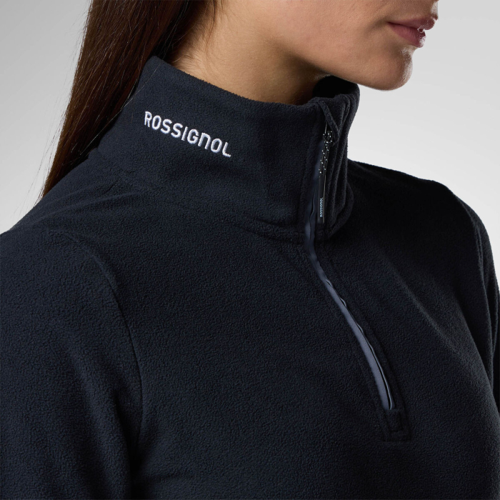 Bluza dama Rossignol W quarter zip polar fleece Black [4]