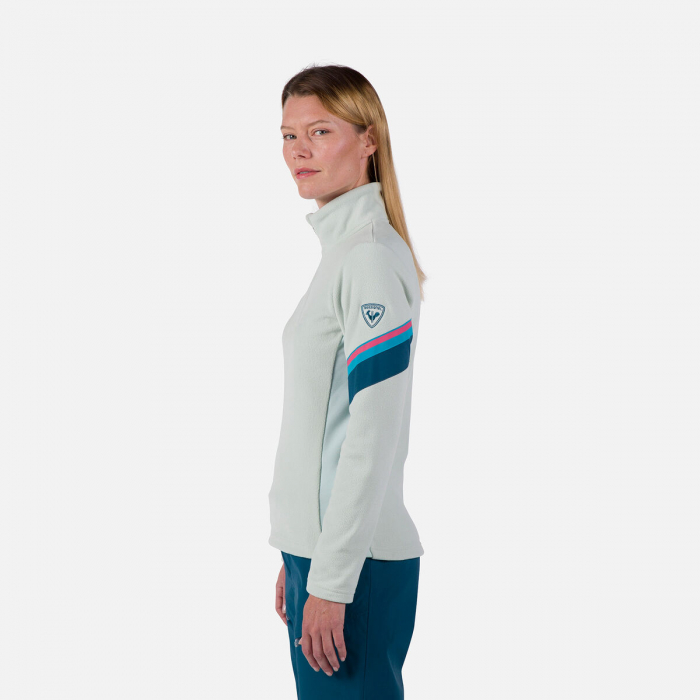 Bluza dama Rossignol W STRAWPILE FLEECE HZ Steam [2]