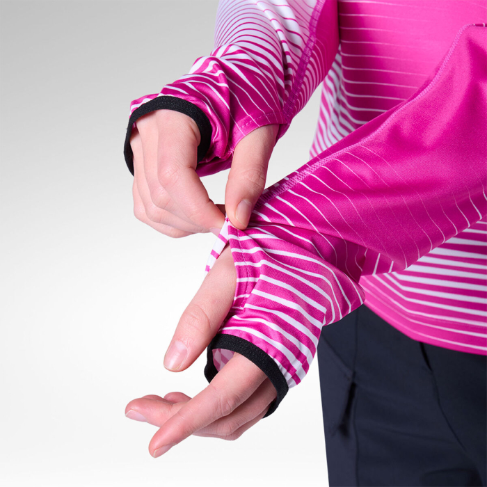 Bluza dama Rossignol WESTWEG SUN Hoodie - Electric Fuchsia Line Fogg [5]