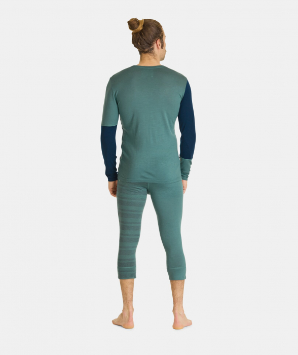 Bluza de corp barbati Ortovox - 185 Merino Rock N Wool - Arctic grey [4]