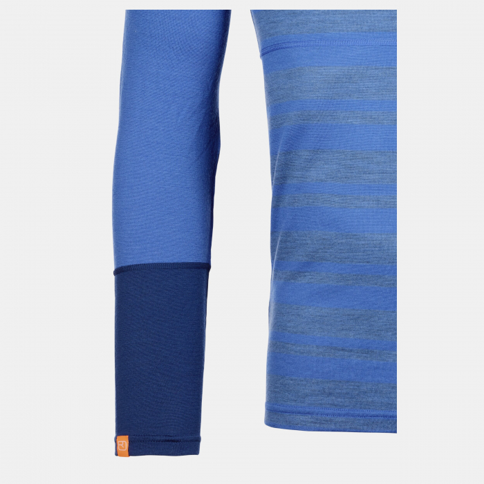 Bluza de corp barbati Ortovox - 185 Merino Rock N Wood Just blue [2]